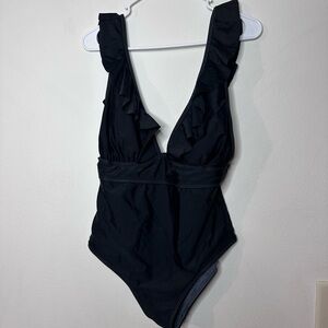 SHEIN Black Drawstring Detail Garment